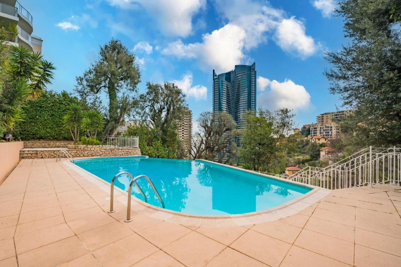 5Mn Monaco - Vue Mer - Parking - Piscine - Bb Beausoleil Εξωτερικό φωτογραφία
